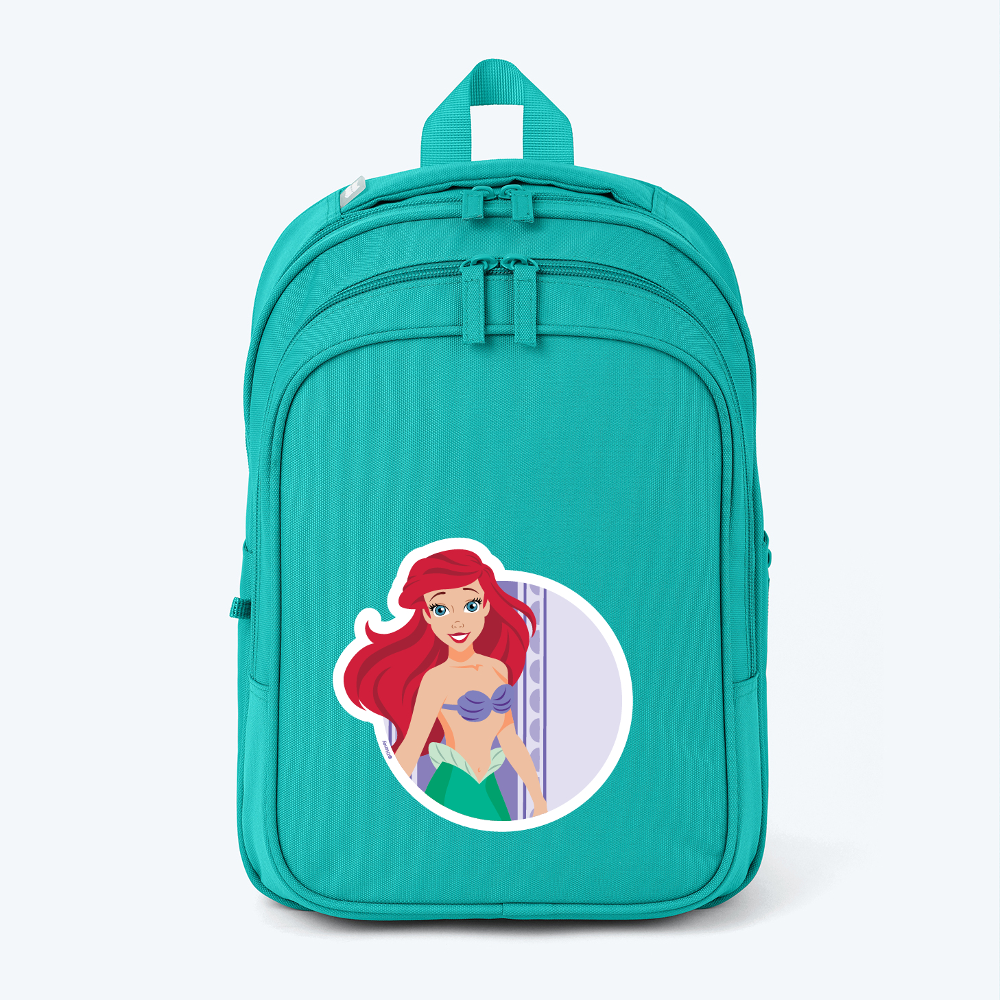 ariel kids backpack Fletcher Kids' 15.5 H x 10.25 W x 5.5 D or 17.3 liters with a front pocket that measures Disney Ariel Large 16" Backpack